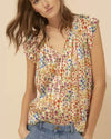 BA&SH Clothing XS "Ruby" Ruffle Sleeve Top