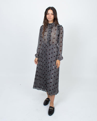 BA&SH Clothing XS | US 0 Printed Midi Dress
