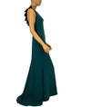 Badgley Mischka Clothing Small | US 4 T-Back Ruffle Maxi Dress