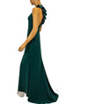 Badgley Mischka Clothing Small | US 4 T-Back Ruffle Maxi Dress