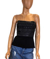 Bailey/44 Clothing Small Mesh and Faux Leather Tank