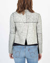 Bailey/44 Clothing Small Reversible Crackled Leather Jacket