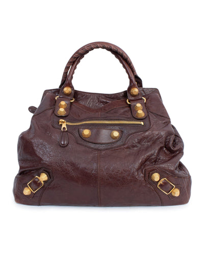 Balenciaga Bags One Size Brown Leather Shoulder Bag