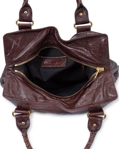 Balenciaga Bags One Size Brown Leather Shoulder Bag