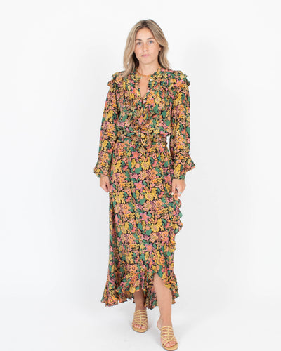 Banjanan Clothing Small Silk Floral Button Down