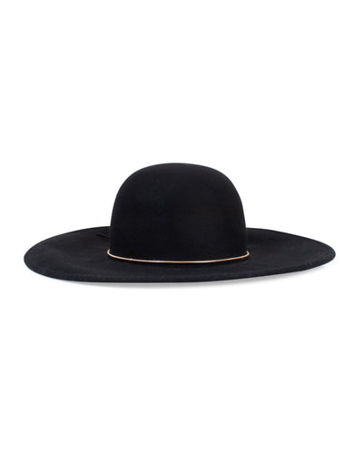 BCBG Max Azria Accessories One Size Black Wide Brim Hat