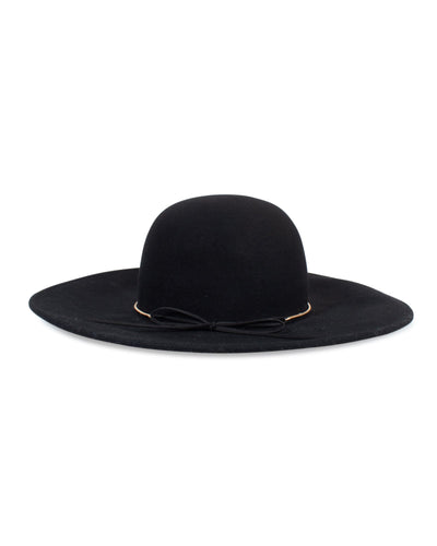 BCBG Max Azria Accessories One Size Black Wide Brim Hat