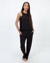 BCBG Max Azria Clothing XS Black Sleeveless Jumpsuit