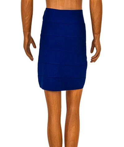 BCBG Max Azria Clothing XS Blue Bandage Skirt