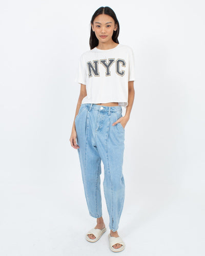 BCBG Max Azria Clothing XS | US 25 Light Wash Straight Leg Jeans