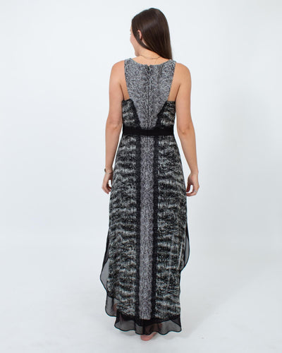 BCBG Max Azria Clothing XS | US 4 Printed High-Low Dress