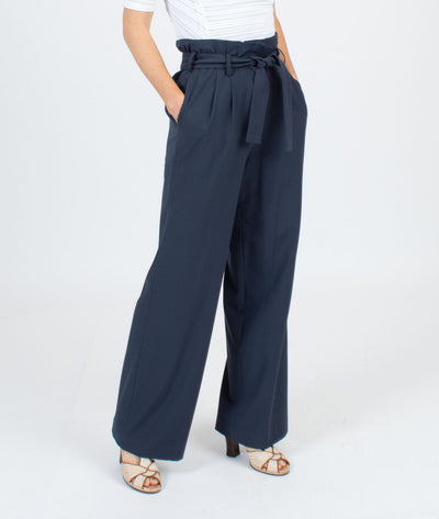 BCBG Max Azria Clothing XXS Belted Wide Leg Pant