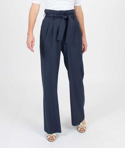 BCBG Max Azria Clothing XXS Belted Wide Leg Pant