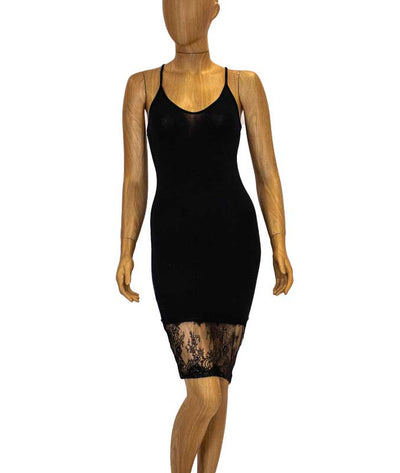 BCBG Max Azria Clothing XXS Black Racer Back Dress