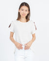 BCBG Max Azria Clothing XXS Casual White Tee