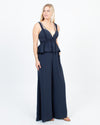 BCBG Max Azria Clothing XXS Navy Wide Leg Jumpsuit