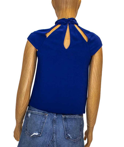 BCBG Max Azria Clothing XXS Royal Blue Blouse
