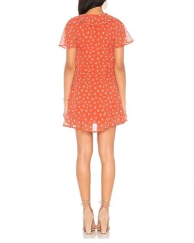 Beach Riot Clothing Small Wrap Floral Mini Dress