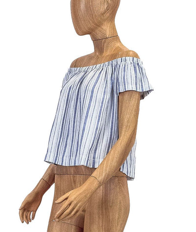 Bella Dahl Clothing Small Off the Shoulder Striped Top