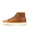 Benheart Shoes Small | IT 37 I US 7 Woven Leather High-Top Sneakers