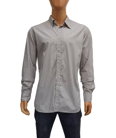 Bevilacqua Clothing Large Striped Button Down