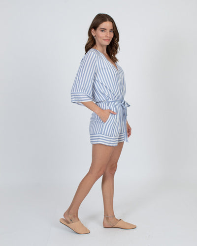 Bishop + Young Clothing Small " Pampelonne" Striped Romper