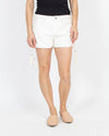 BLANKNYC Clothing Medium | US 28 White Faux Leather Tassel Shorts