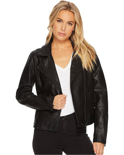 BLANKNYC Clothing Small Faux Leather Moto Jacket