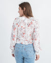 Blue Life Clothing XS "Lilia" Floral Tie-Front Blouse