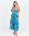 Blue Life Clothing XS Sleeveless V-Neck Scoop Back Floral Maxi Dress