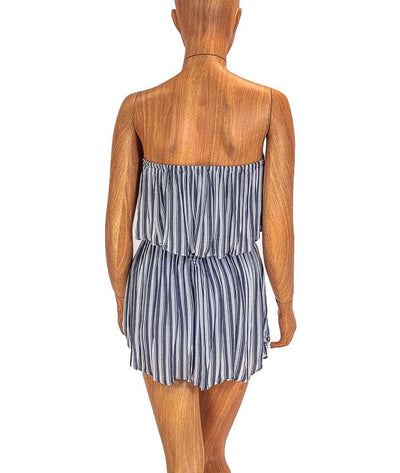 Blue Life Clothing XS Strapless Striped Mini Dress