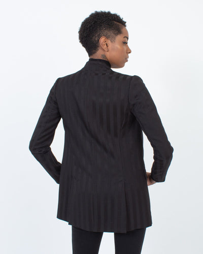Bobi Clothing XS Striped Black Blazer