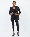 Bobi Clothing XS Striped Black Blazer