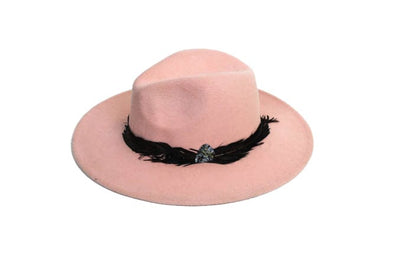 Bone By Dawn Accessories One Size Pale Pink Wide Brim Hat