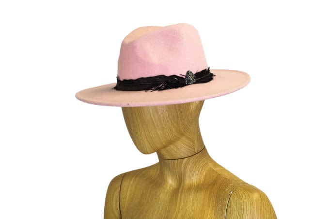 Bone By Dawn Accessories One Size Pale Pink Wide Brim Hat