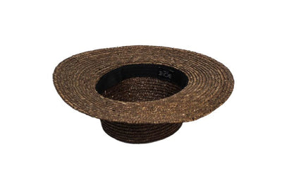 Bone By Dawn Accessories One Size Wide Brim Flat Top Straw Hat