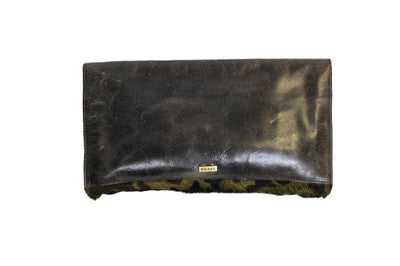 Brave Bags One Size Leather Envelope "Chapa" Clutch in Army Cow Hair