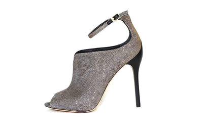 Brian Atwood Shoes Medium | US 7.5 Metallic Caged Sandal