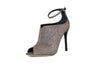 Brian Atwood Shoes Medium | US 7.5 Metallic Caged Sandal
