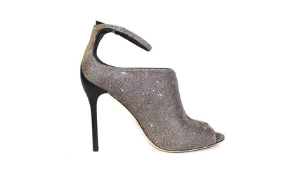 Brian Atwood Shoes Medium | US 7.5 Metallic Caged Sandal