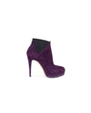 Brian Atwood Shoes Small Purple Suede Half Boots