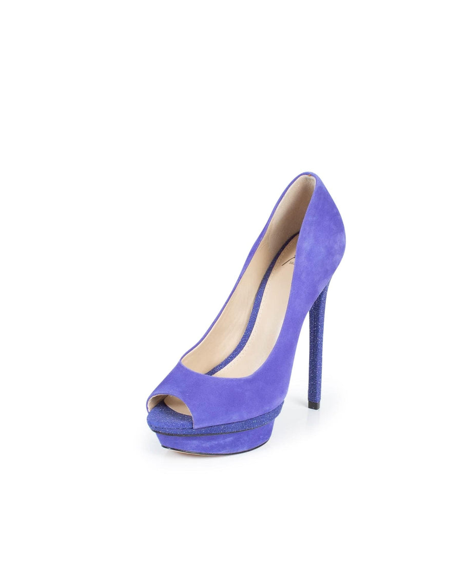 Brian Atwood Shoes Small | US 6.5 "Florencia" Suede Heels