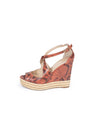 Brian Atwood Shoes Small | US 7.5 "Dekoda" Snakeskin Print Wedges