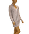 Brochu Walker Clothing Small Cream Cashmere Open Front Cardigan