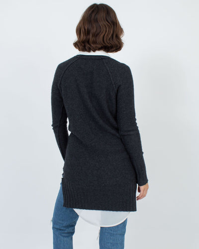 Brochu Walker Clothing XS Layered V-neck Sweater