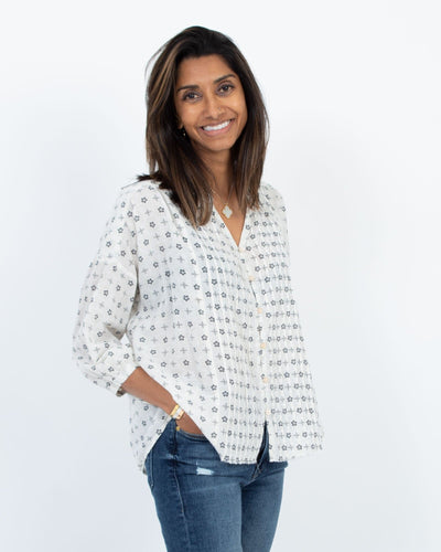 BSBEE Clothing Small Printed Button Down Blouse