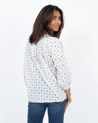 BSBEE Clothing Small Printed Button Down Blouse