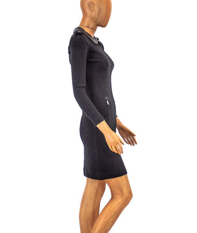 Burberry London Clothing Small | US 6 Leather Collar Dress