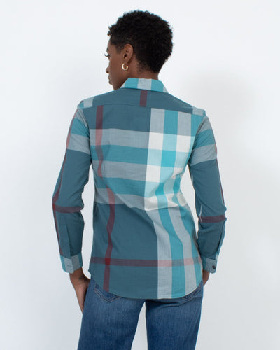 Burberry London Clothing XS Plaid Button Down