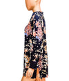 byTiMo Clothing Large Satin Button Up with Masked Buttons